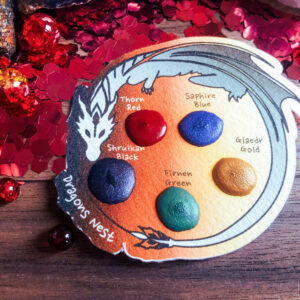 Aquarellfarben Dotcard "Dragons Nest" 5 Farben