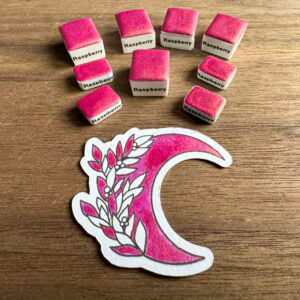 Handgemachte Aquarellfarbe "Raspberry"