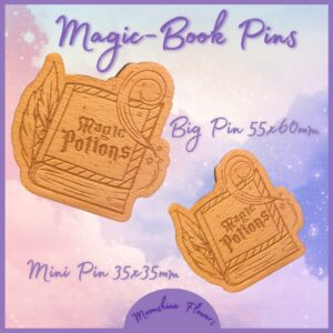 Magic Book Holzpin